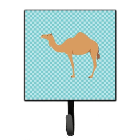 Carolines Treasures Arabian Camel Dromedary Blue Check Leash or Key Holder BB7991SH4